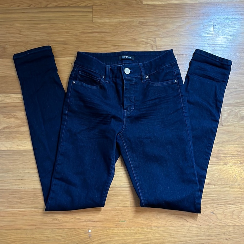 Skinny Leg White House Black Market dark denim jeans